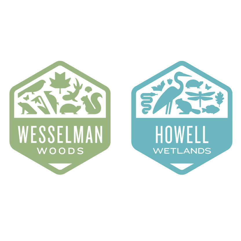 Wesselman Woods and Howell Wetlands Logo